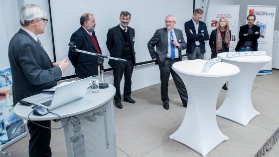 Panel discussion on the challenges and solutions from the perspective of players involved in construction and maintenance | © Copyright: Austrian Standards; photographer: Peter Tuma