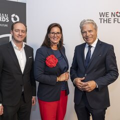Vollversammlung 2025 Austrian Standards, Mario Holzner, Valerie Höllinger, Anton Ofner | © © APA/Roland Rudolph