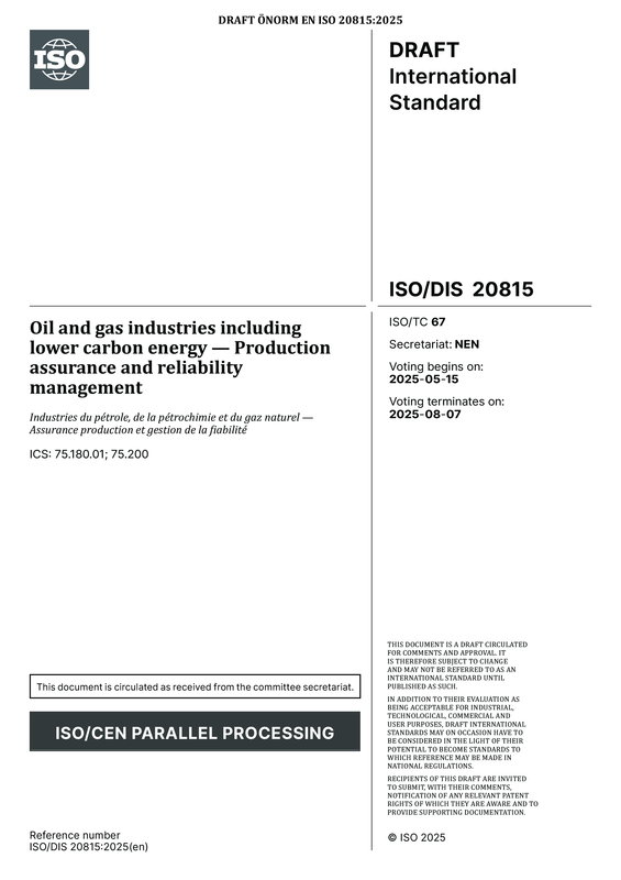 ÖNORM EN ISO 20815:2025 06 01 | Austrian Standards