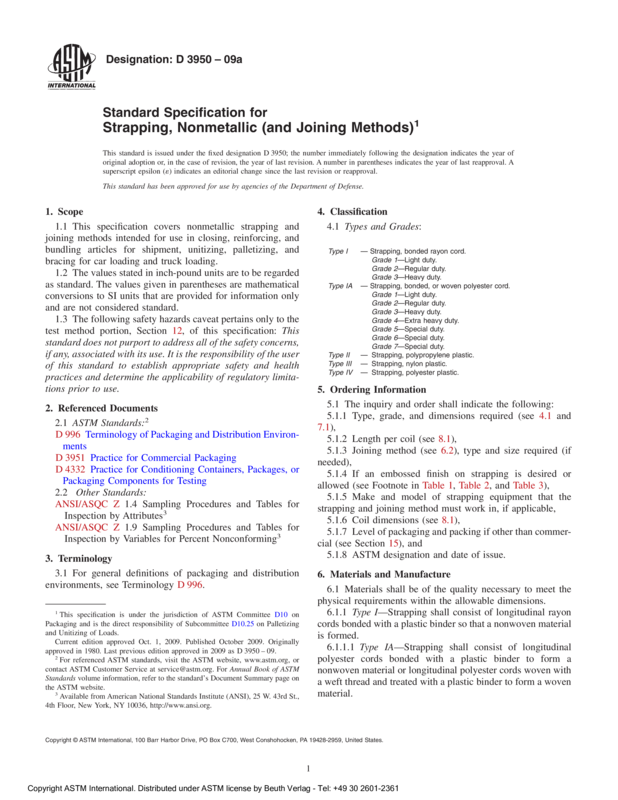 ASTM D 3950a:2009 | Austrian Standards